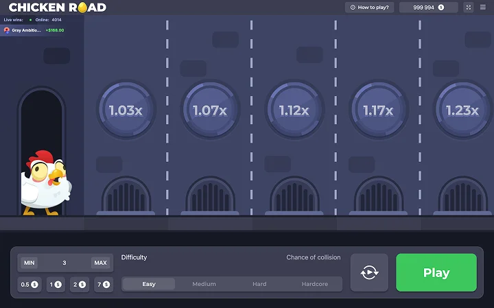 Chicken Road начало игры